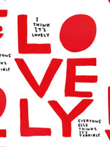 Lovely Gift Wrap - Funny Quality Wrapping Paper By David Shrigley