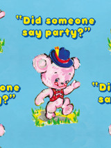 Funny Gift Wrap - Did Someone Say Party? By Magda Archer