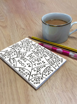 Funny A6 Notebook Look At This By David Shrigley