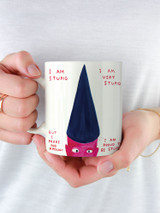 Funny Boxed Mug I Am Stupid By David Shrigley
