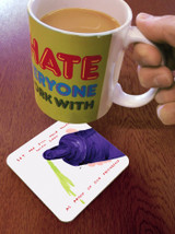 Funny Coaster - Tankard With Grog By David Shrigley