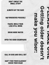 Funny Free Birthday Advice Card By Brainbox Candy