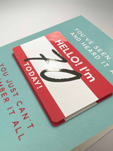 Funny 70th Birthday Card (3D) - Seen It All By Brainbox Candy