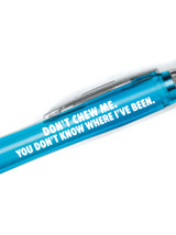 Funny Don't Chew Me Pen By Brainbox Candy