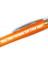 Rude Day Ever End Pen By Brainbox Candy