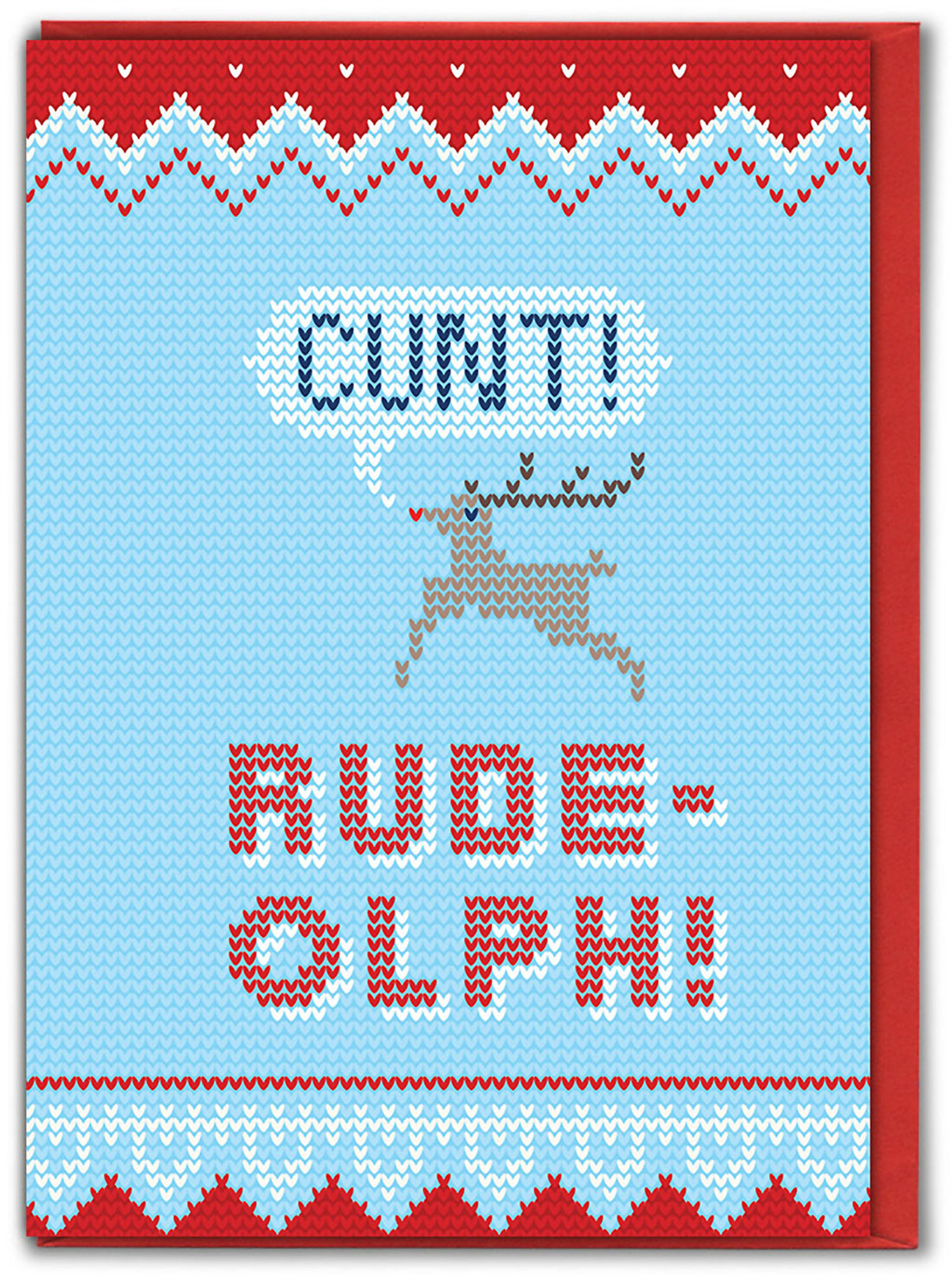 Rude Christmas Card Rudeolph! By Brainbox Candy Rude Christmas Card Rudeolph! By Brainbox Candy