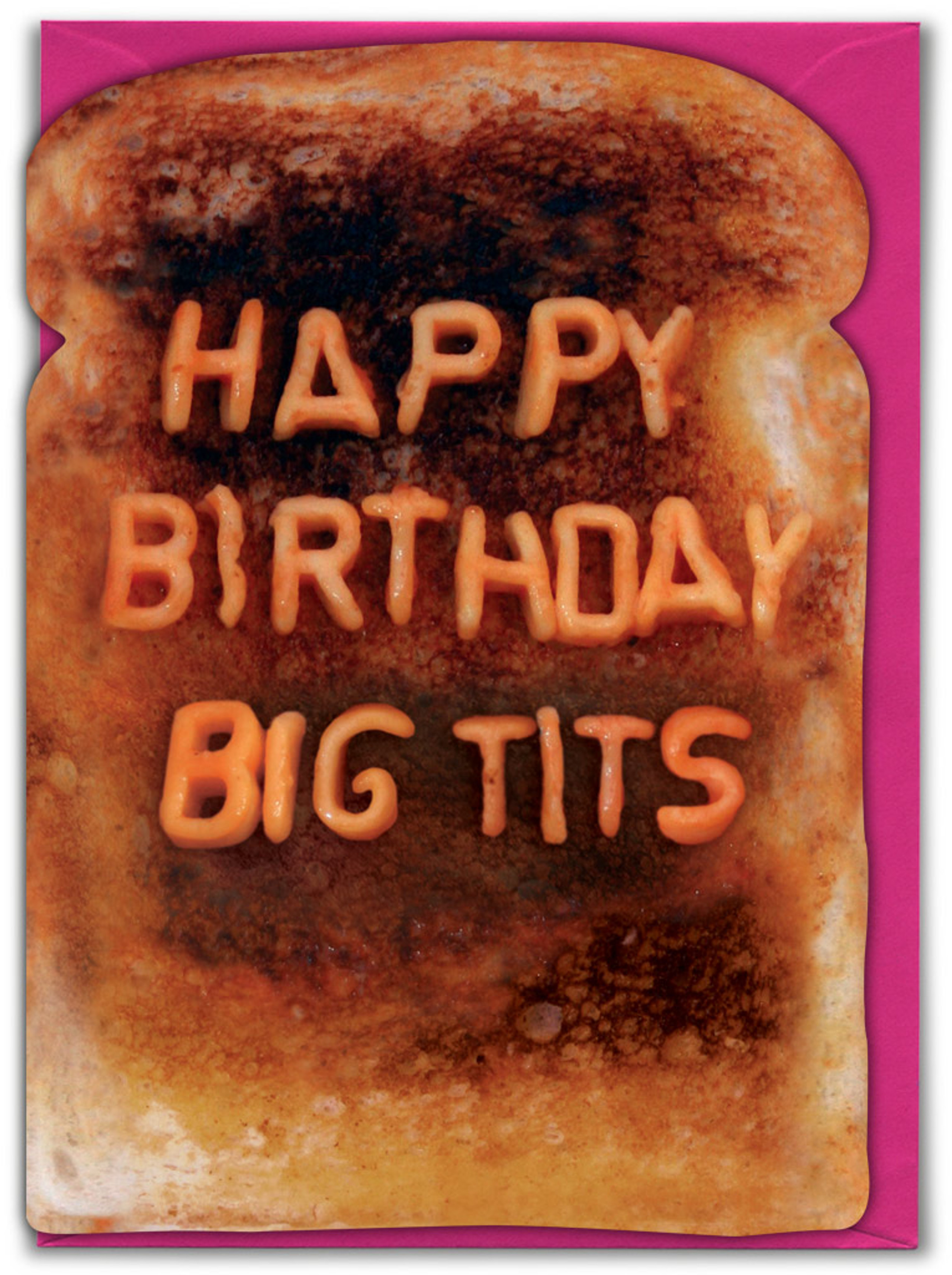 Rude Birthday Card Big Boobs By Brainbox Candy 
