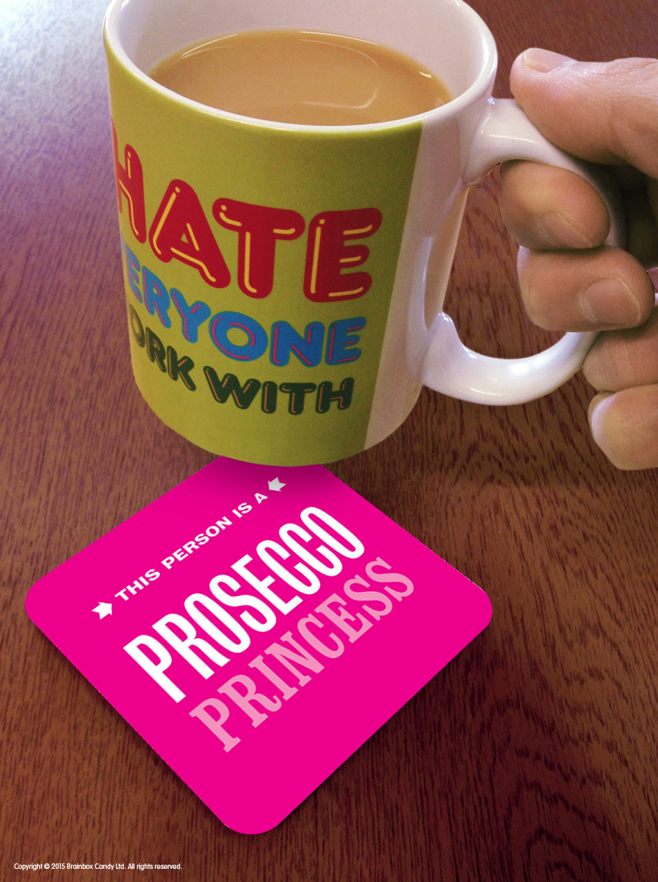 Funny Coaster Pink Prosecco Princess By Brainbox Candy funny-coaster-pink-prosecco-princess-by-brainbox-candy