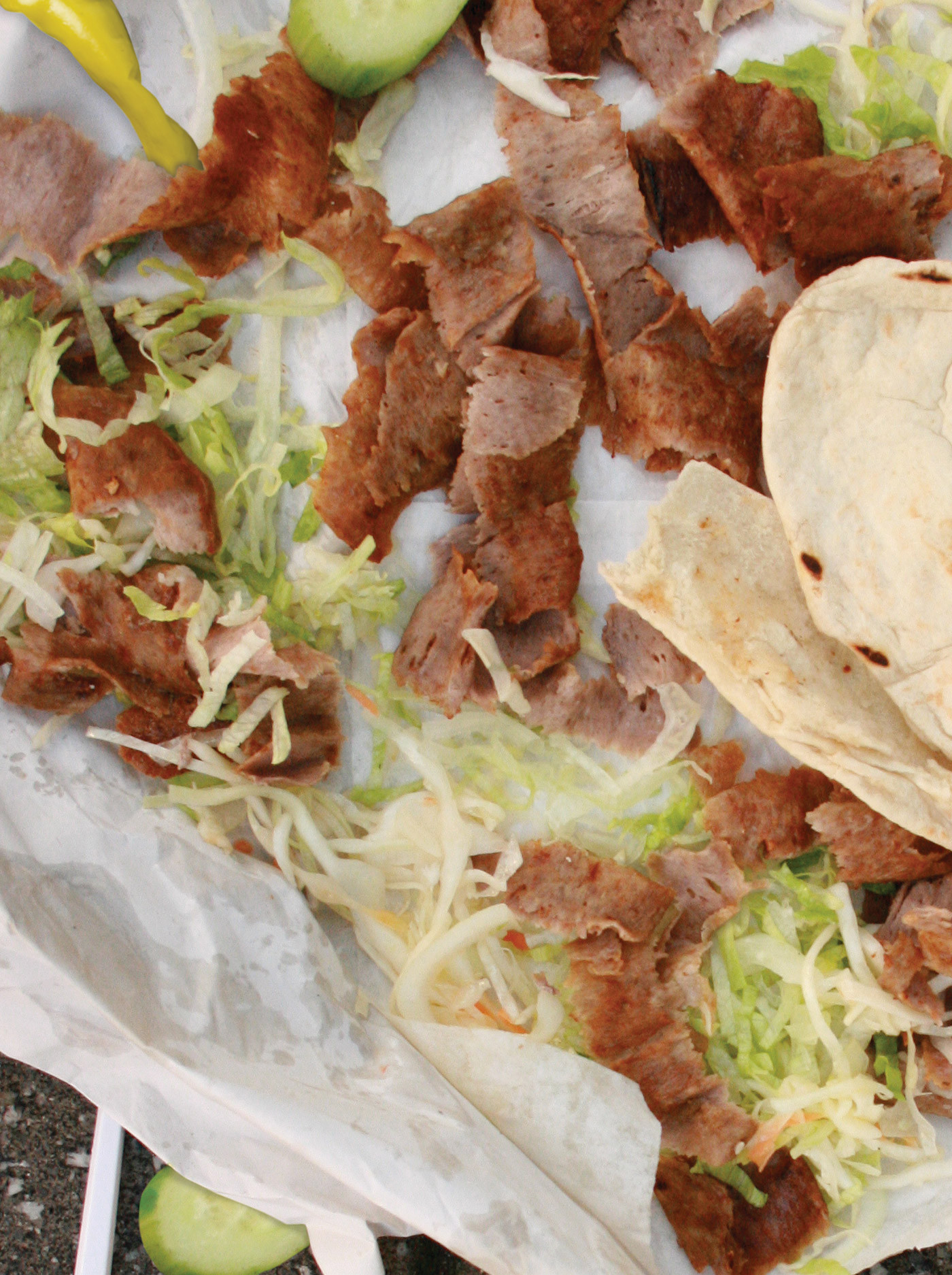 Funny Gift Wrap Kebab Wrapping Paper By Brainbox Candy