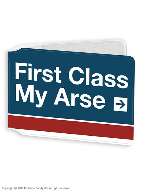 Funny Gift - First Class Arse Travel Card Wallet