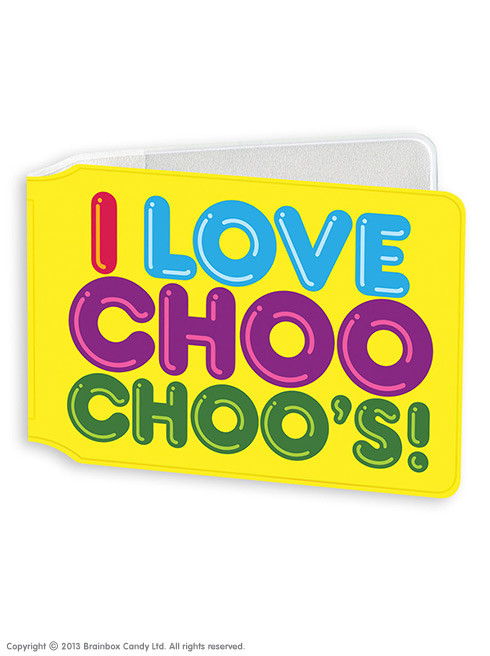 Funny Gift - I Love Choo Choo's Travel Card Wallet