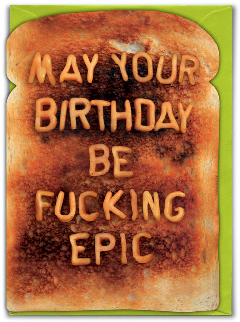 Rude Birthday Card Effing Epic