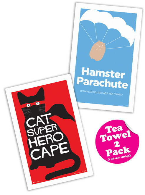 Funny Gift - Pack Of 2 Tea Towels