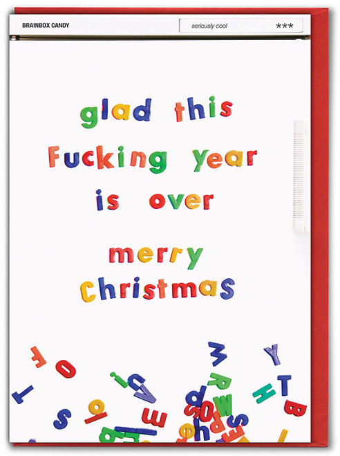 Rude Christmas Card - Glad This F'ing Year