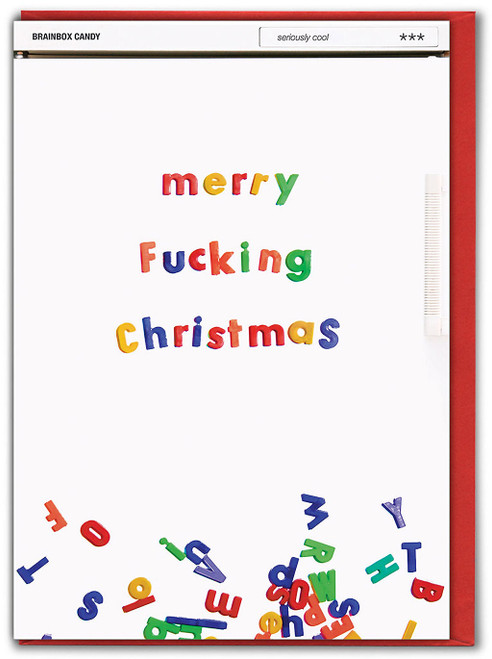 Rude Christmas Card - Merry Effing