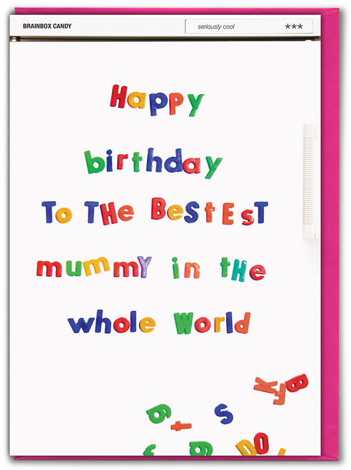 Funny Mum Birthday Card Bestest Mummy
