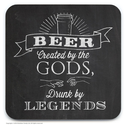 Funny Coaster - Beer Created By Gods