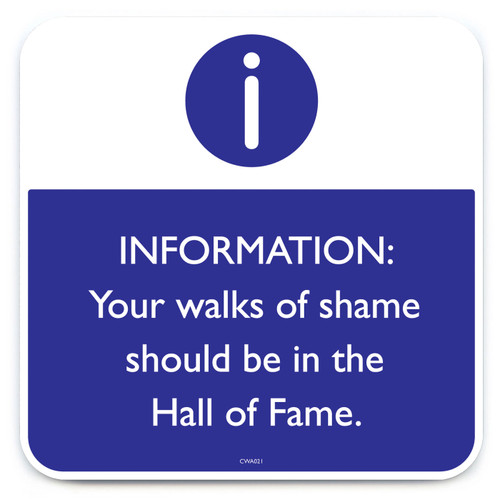 Funny Coaster - Walks Of Shame