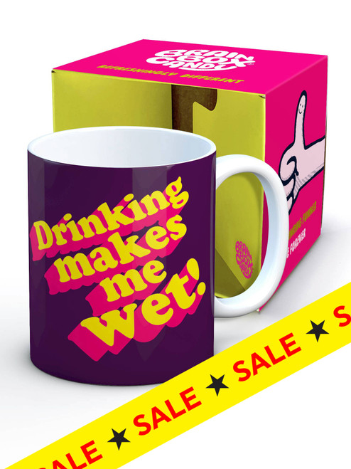 Funny Boxed Mug Drinking Makes Me Wet