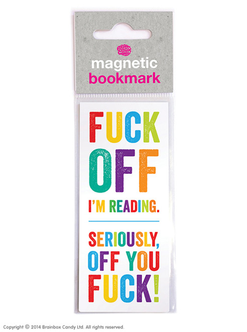 Rude Magnetic Bookmark F Off By Brainbox Candy