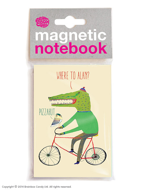 Funny Magnetic Notebook Where To Alan?