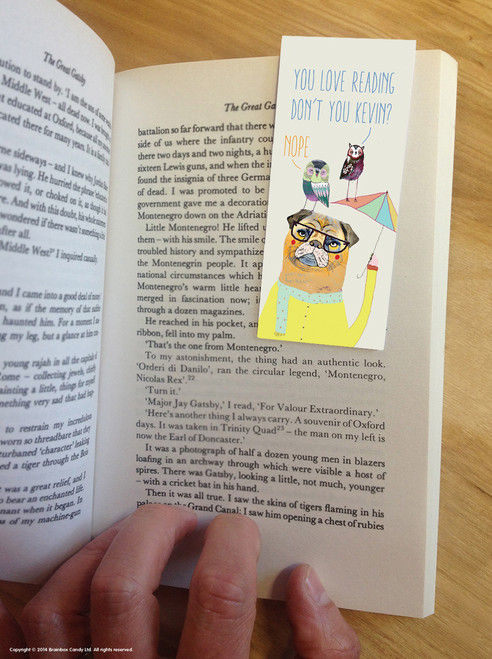 Rude Magnetic Bookmark Love Reading Nope