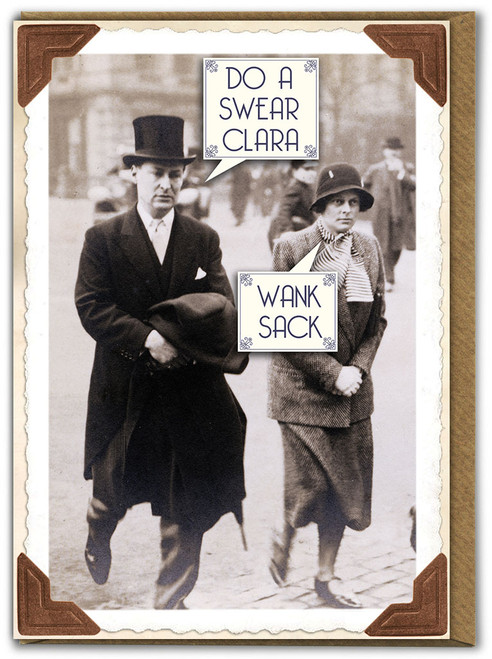 Rude Birthday Card Wank Sack