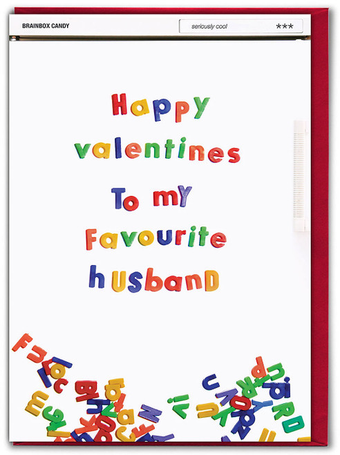 Funny Valentines Card Favourite Husband
