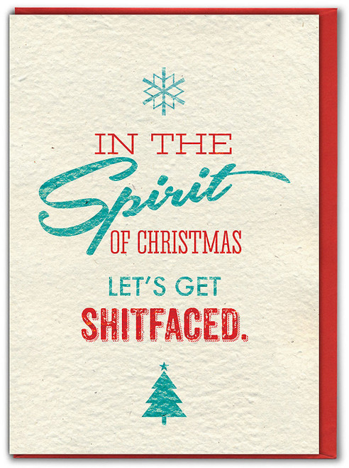 Rude Christmas Card - Spirit of Xmas