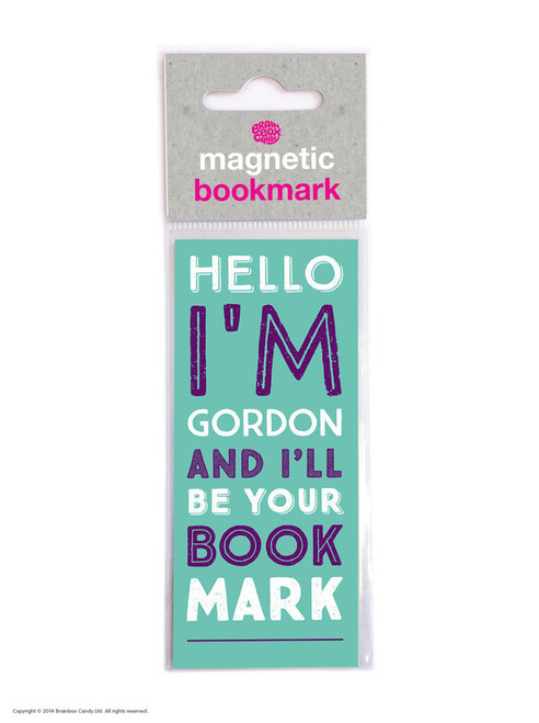 Funny Magnetic Bookmark Gordon
