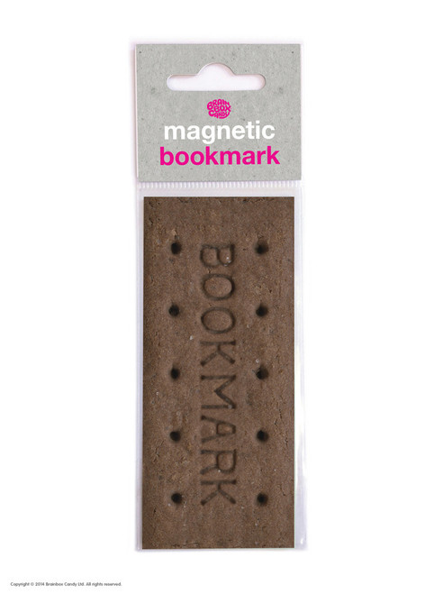 Funny Magnetic Bookmark Biscuit By Brainbox Candy