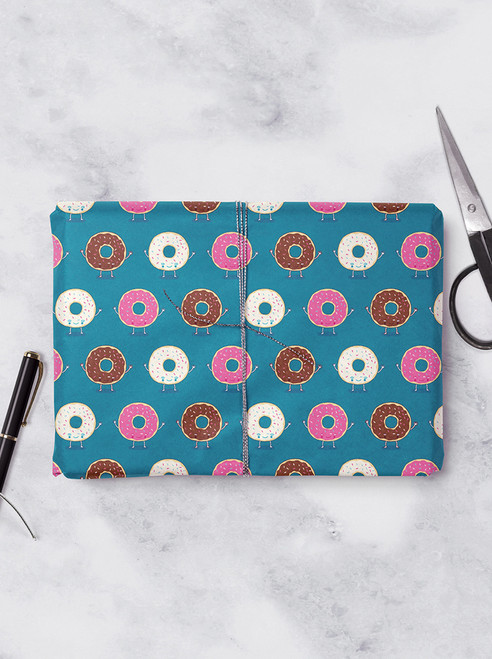 Cute Gift Wrap - Donut Wrapping Paper