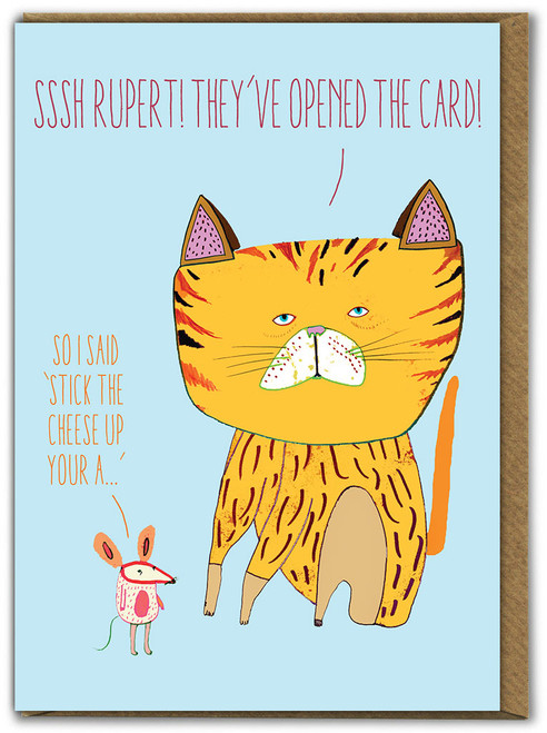 Funny Birthday Card Sssh Rupert