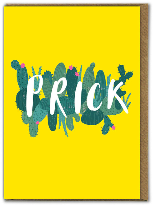 Funny Birthday Card Prick (SUN046) By Charly Clements