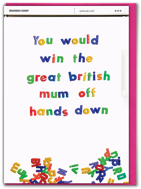 Funny Mother's Day Card Great British Mum Off