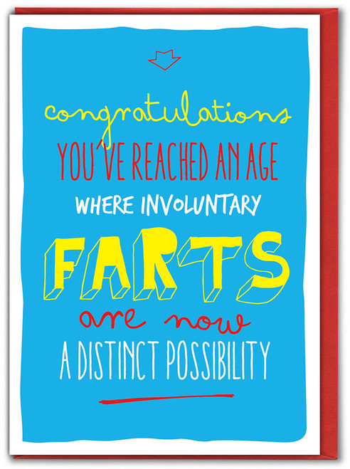 Funny Birthday Card Funny Involuntary Farts By Brainbox Candy