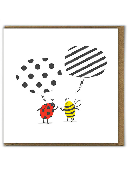 Funny Birthday Card Pattern Conflict By I love Doodle