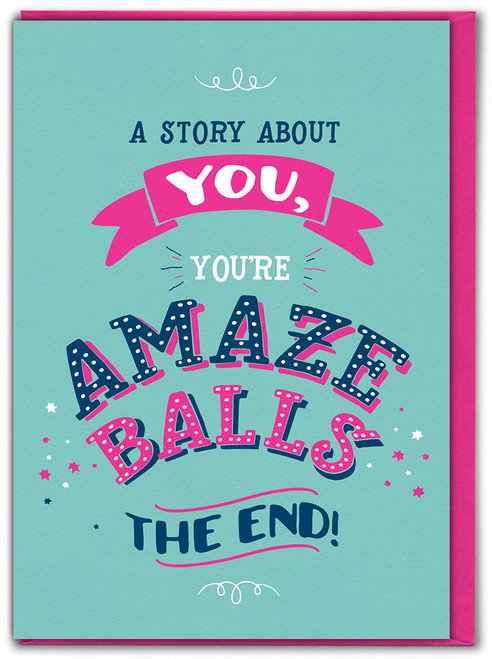 Funny Birthday Card A Story About You