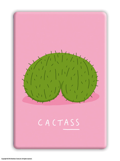 Funny Fridge Magnet Cactass By Charly Clements