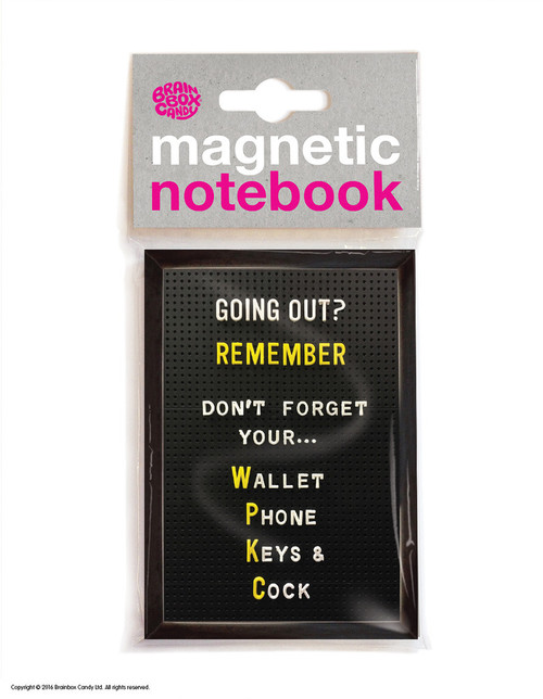 Rude Magnetic Notebook Don't Forget