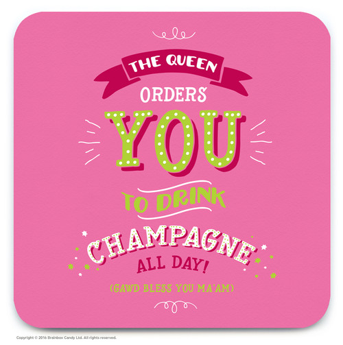 Funny Coaster - Champagne All Day