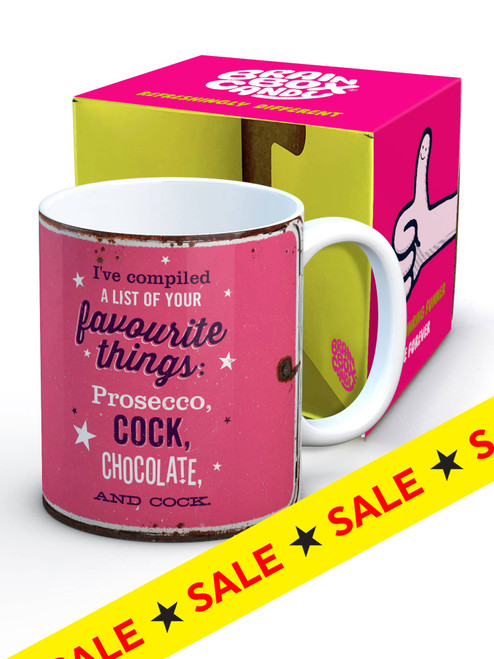 Rude Boxed Mug Favourite Things