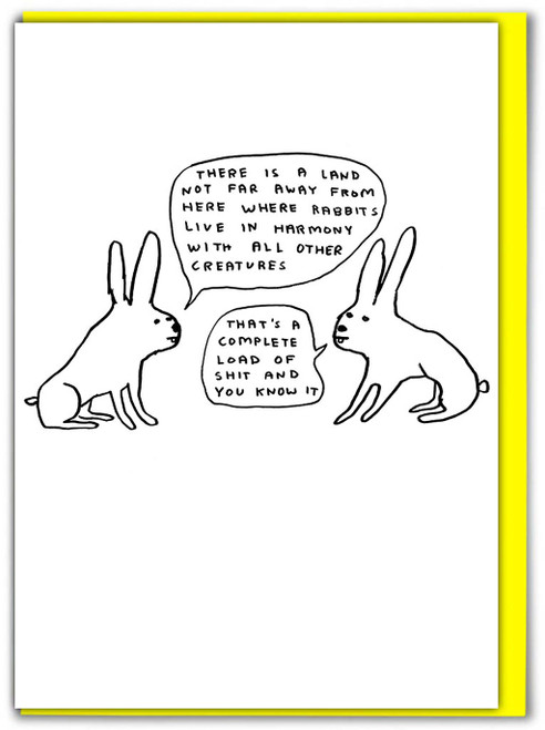 Rude Birthday Card In Harmony By David Shrigley