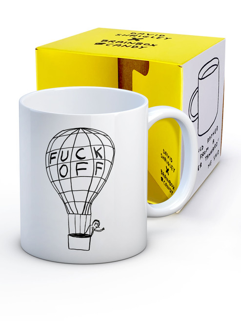 Rude Boxed Mug F Off Balloon By David Shrigley