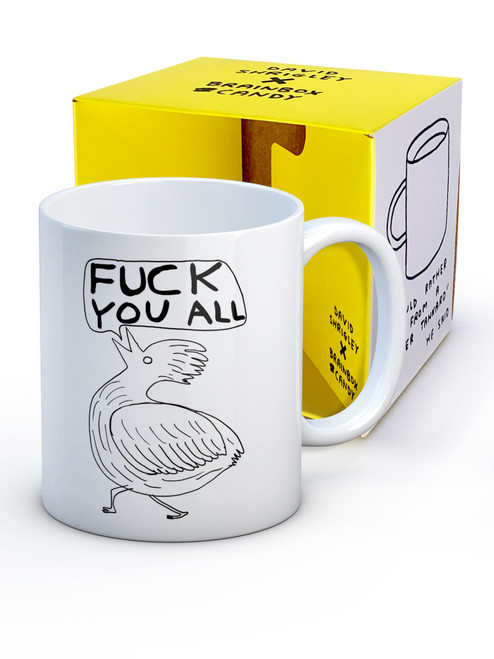 Rude Boxed Mug F You All By David Shrigley
