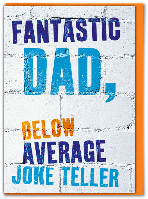 Funny Father's Day Card Joke Teller