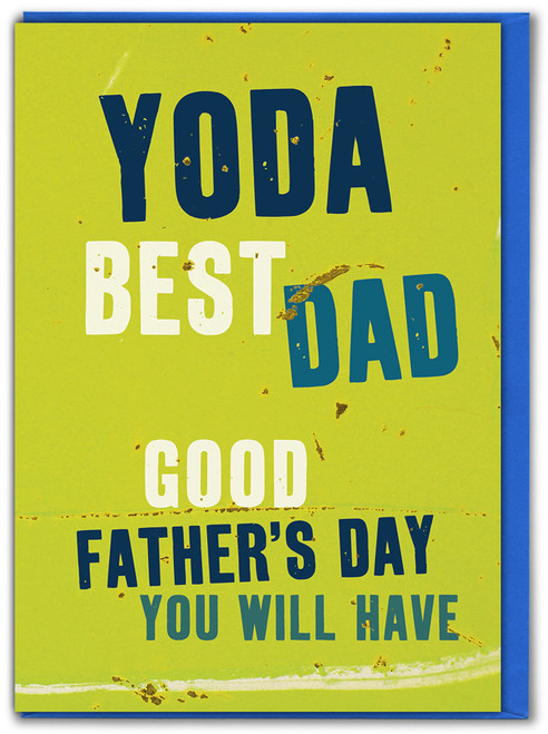Funny Father's Day Card Yoda Best Dad