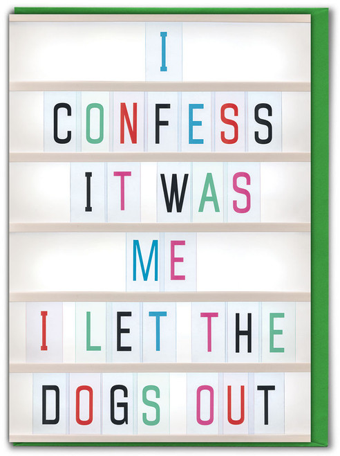 Funny Birthday Card I Confess