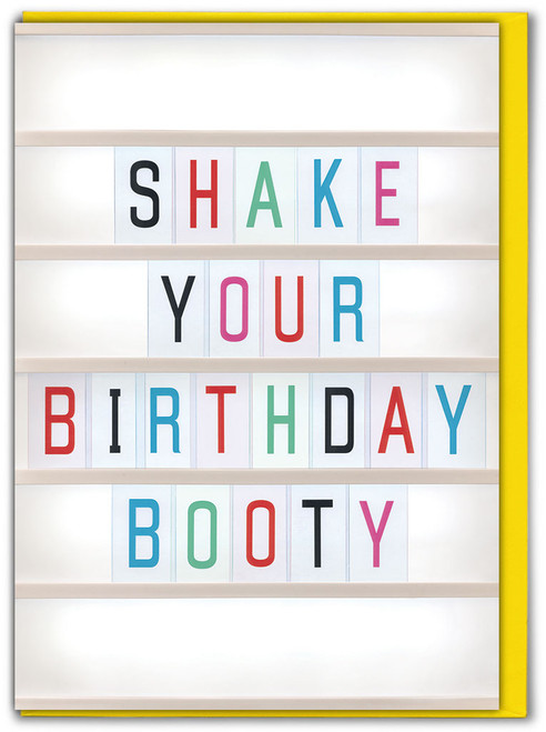 Funny Birthday Card Shake Your Booty