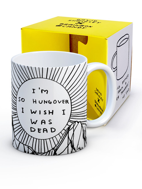 Funny Boxed Mug I'm So Hungover By David Shrigley
